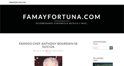 Desktop Screenshot of famayfortuna.com
