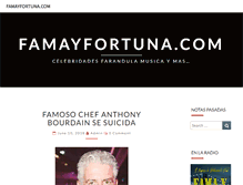 Tablet Screenshot of famayfortuna.com
